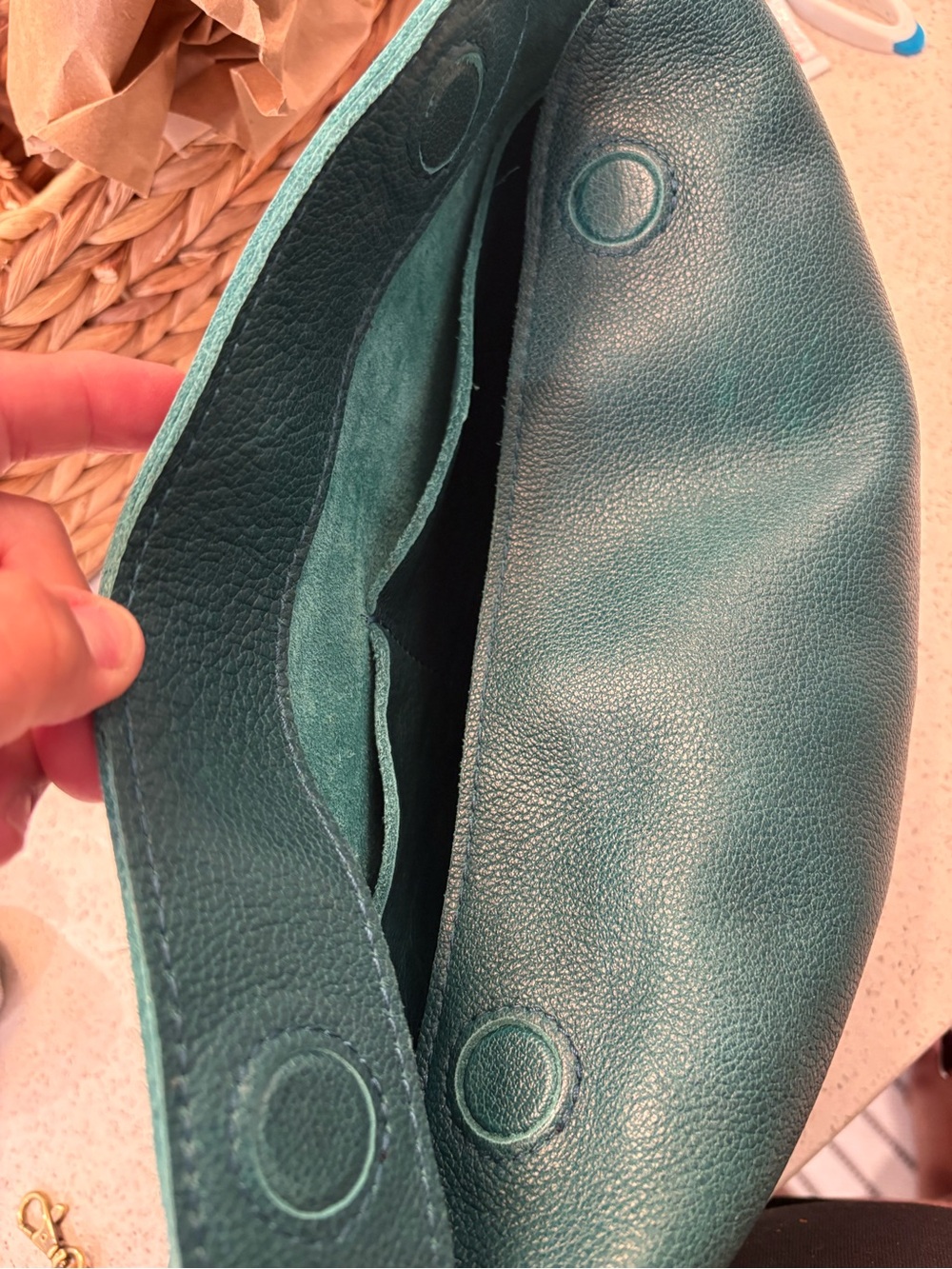 Portland Leather | Large Koala | Seaglass - Picture 9 of 13